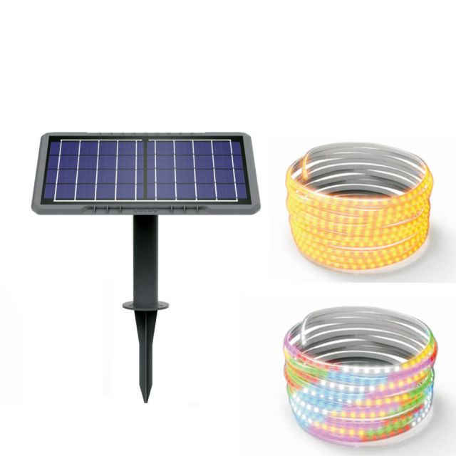 MJ-SM50C Beste Farbwechsel RGB Outdoor wasserdichte Solarzbandlichter für Gartenweg Camping 5m