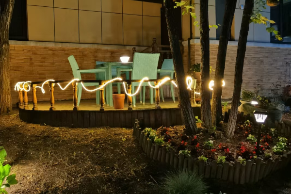Hochleistungs -Solar -LED -Streifenseil für Gartenhäuserlandschaft im Freien 