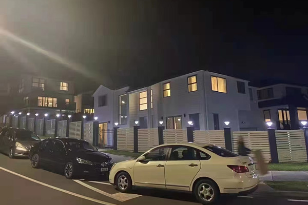 Solar angetriebener Säulenlicht in Neuseeland
