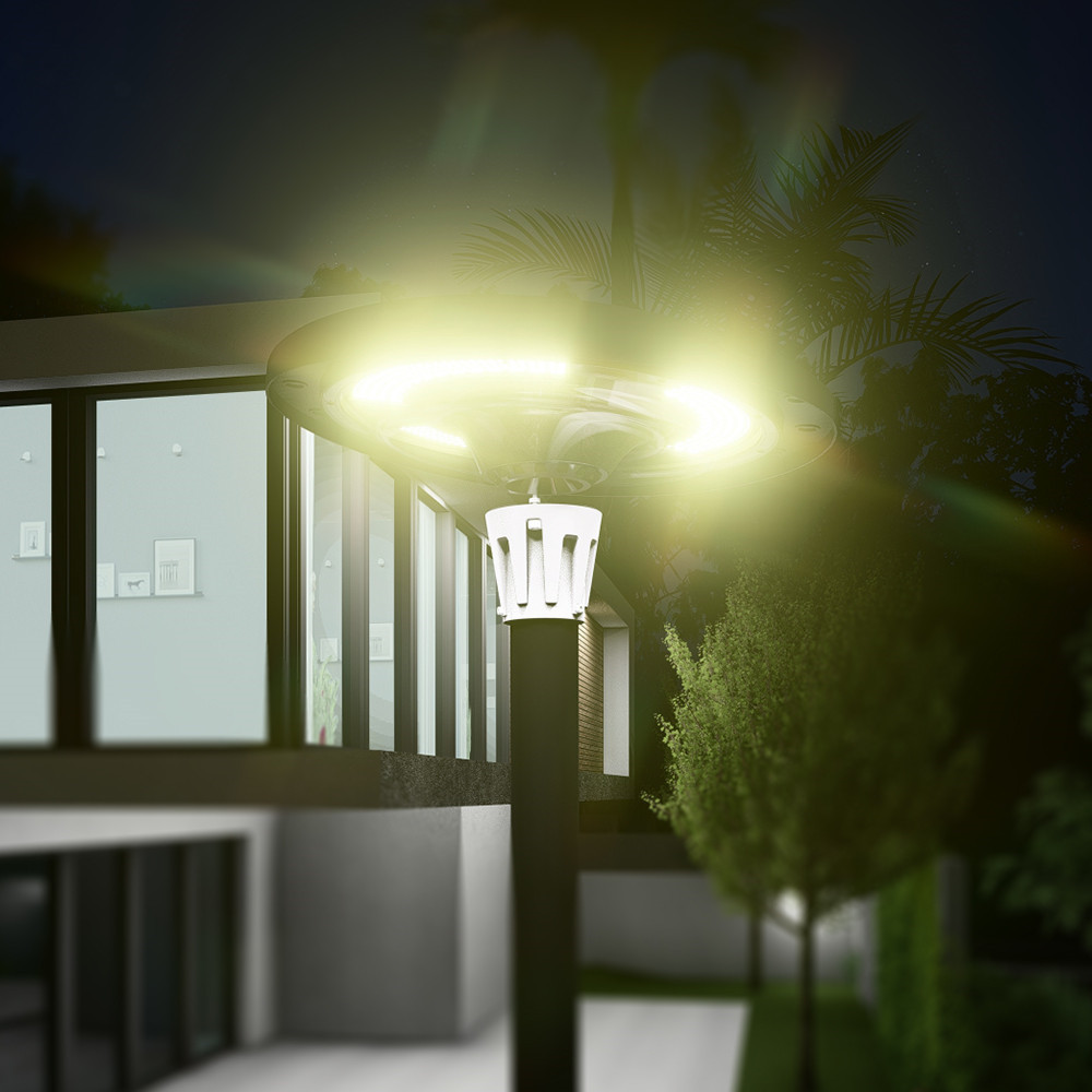 Explorer-Krieger MJ-W1200 UFO 1200W Solar Garden Light