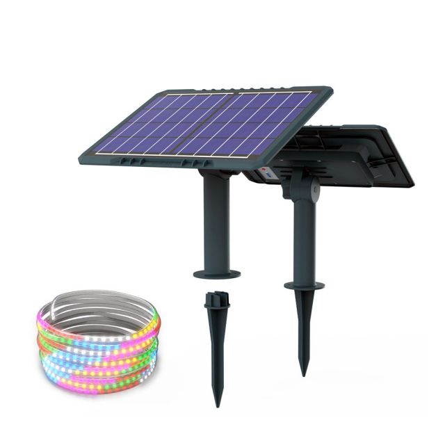 MJ-SM200C Outdoor wasserdichte Multi-Farb-Wechseln von RGB Solar LED-Streifen mit Fernbedienung