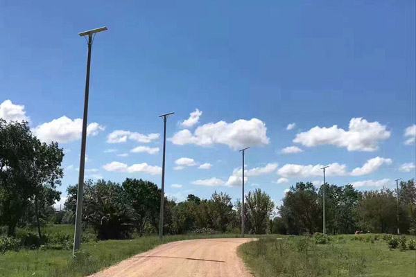 120W Hochleistungs Solar Street Lampe in Uruguay