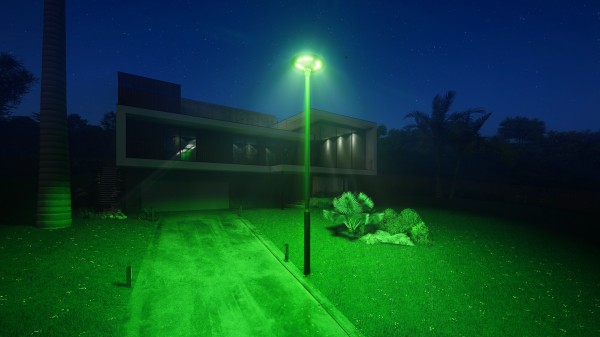 Alles in einem UFO Design Solar Garden LED Light